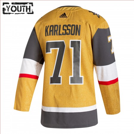 Dětské Hokejový Dres Gold Vegas Golden Knights Dresy William Karlsson 71 2020-21 Třetí Authentic